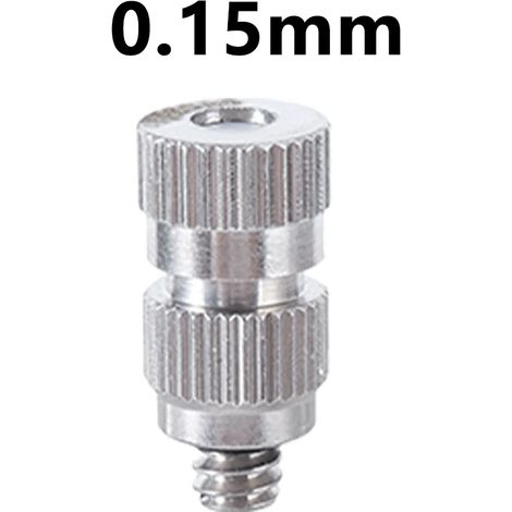(0,15 mm - sans filtre) 10 buses de brumisation haute pression pour brumisateur, brumisateur, arrosage, humidification, désinfection et refroidissement des espaces verts. (1/5)