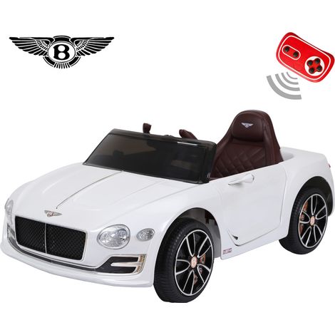 Bentley Official Licensed EXP12 Series 12V Electric Kids Ride On Cars Parental Remote, Mp3 Player, LED Light, White (1/5)