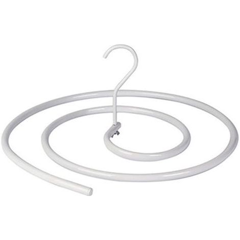 Perchas redondas en espiral para sábanas, ahorran espacio, para mantas, planchas extraíbles, gruesas, para sábanas (1/5)