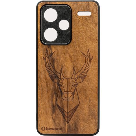 Bewood Holzhülle für Xiaomi Redmi Note 13 Pro Plus 5G IMBUIA DEER (1/2)