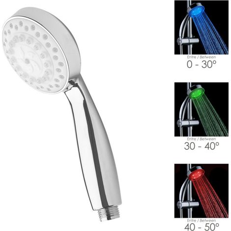 Indicateur de température de poignée de douche à Led Ø 11 cm. (1/2)