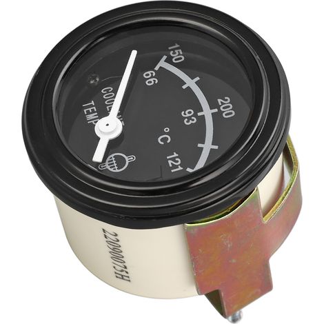 Manomètre moteur à aiguille DC24V précis étanche génératrice Cummins compte-tours température eau ABS acier 52mm (1/5)