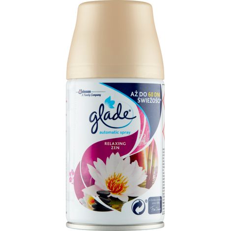 GLADE Relaxing Zen - Recambio para ambientador automático 269ml - Hasta 60 días de frescor