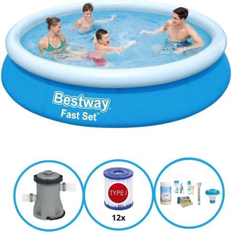 Bestway Bestway Fast Set Ronde - 366x76 cm - 4-pièces  S22662 (1/5)