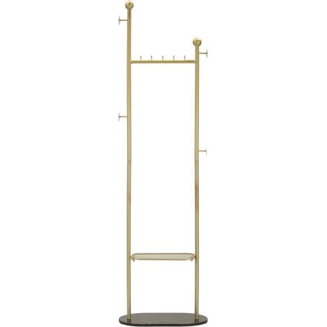 Porte-Manteau en Métal "Olaf" 178cm Or (1/5)