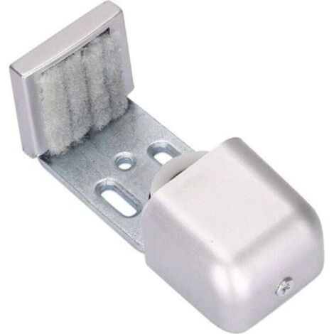 Guide d’installation du rail inférieur réglable pour portes pliantes, rails en acier ajustables, roulettes murales pour portes coulissantes, accessoires compatibles avec toutes les dimensions de systè