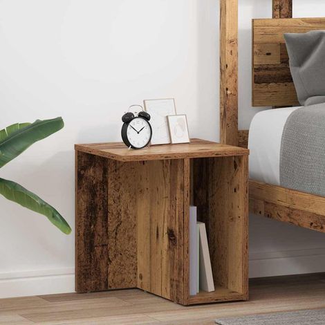 Beistelltisch 2 pcs Altholz 37 x 32 x 40 cm Holzwerkstoff