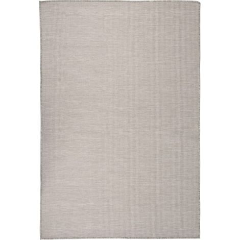 Tapis à tissage plat d'extérieur 120x170 Taupe (1/5)