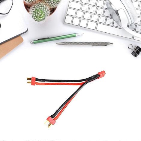 Adaptateur 1 femelle vers 2 mâles (fiche en T) - Rallonge parallèle avec répartiteur (1/4)