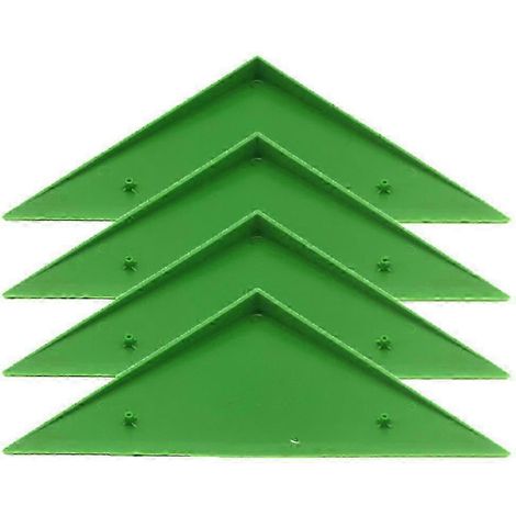 Lot de 4 protections d'angle triangulaires résistantes pour table de baby-foot, compatibles avec la plupart des tables. (1/2)