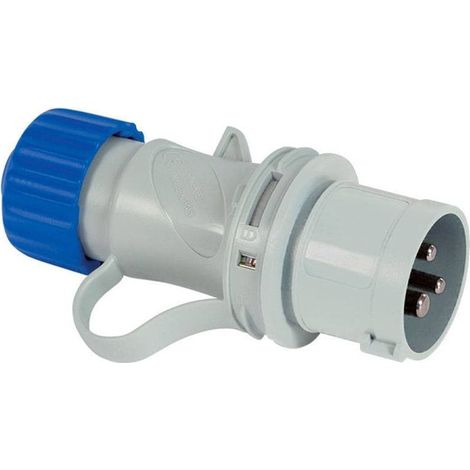 Einphasiger Industriestecker/Stecker 16 A./220 V. (1/5)