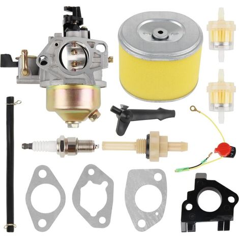 Kit carburatore compatibile con motore generatore per tosaerba GX390 GX340 GX360 11HP 13HP WT40XK1 WT40XK2, sostituisce il codice 16100-ZF6-V01