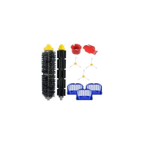 Rwoythk – Accessoires pour aspirateur iRobot Roomba série 600 – 3 filtres et 3 brosses à poils – Matériau haute résistance – Nettoyage efficace