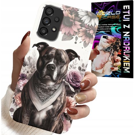 Hülle für Samsung Galaxy A53 5G – Rückseite mit Pitbull-Motiv (gefährliche Hunde) (1/5)