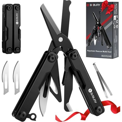 Outil Multifonction de Poche EDC avec Ciseaux et Brise-Vitre - 8 en 1 (1/5)