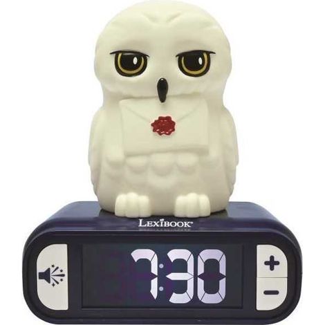 Bunter Kinderwecker LEXIBOOK Hedwige 3D leuchtend mit Sounds und LCD-Display (1/5)