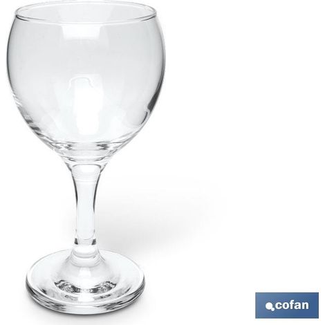 PACK 6UDS COPA VINO TINTO 21 CL MODELO SARBIA