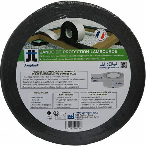 Bande étanchéité lambourde JOUPLAST - 77mm x 20 ML