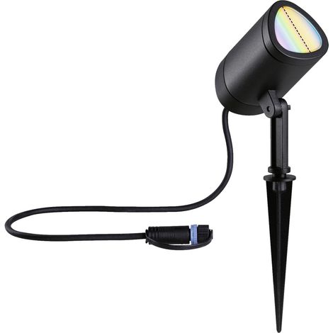 Paulmann  94849 Beleuchtungssystem Plug & Shine  LED-Gartenstrahler   LED 6.5 W RGBW Anthrazit (1/5)