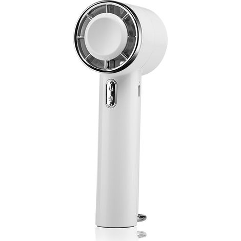 (Blanc.K60) Ventilateur de réfrigérateur portable haute vitesse avec affichage numérique et puissant ventilateur portatif. (1/4)