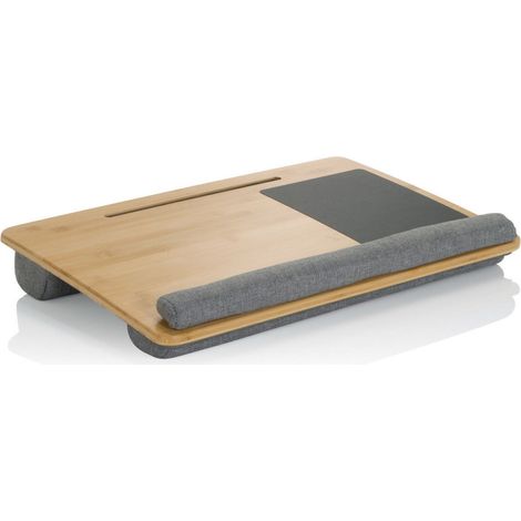 Laptopunterlage / Laptop Kissen COMFILAP 55 x 36 cm mit Maus- & Handgelenkauflage braun / grau hjh OFFICE (1/5)