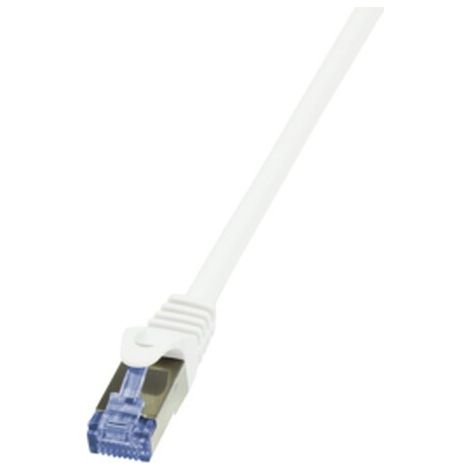 Logilink Patchkabel mit Cat7-Rohk. Primel. S/FTP weiß 20,0m (CQ4111S)