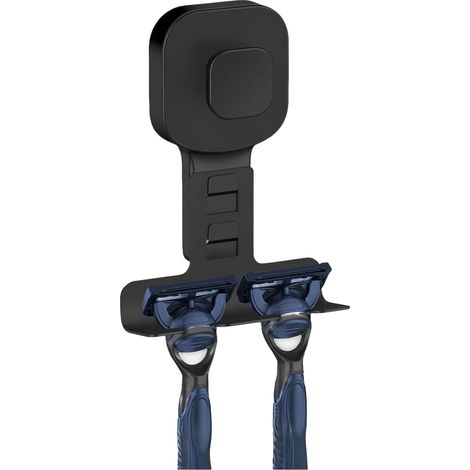 Porte-rasoir à ventouse OrdinarYone en acier inoxydable, antirouille (1/5)