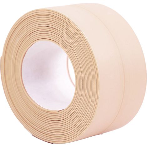 Ruban d'Étanchéité Auto-Adhésif - PE - 38 mm x 3,2 m - Pour Joints Salle de Bain, Douche, Carrelage et Fenêtres (1/5)