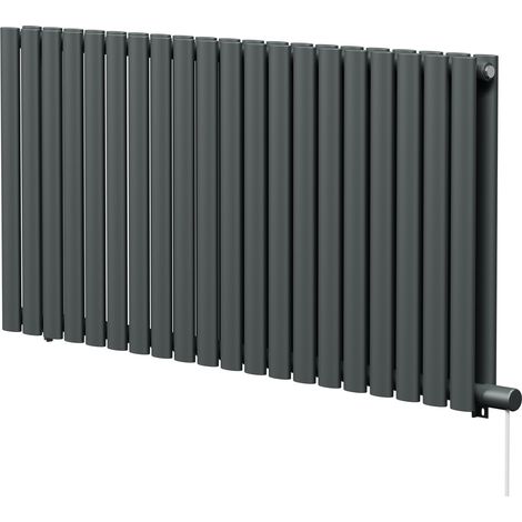 Boone Anthracite 600mm x 1200mm Horizontal Electric Double Panel Radiator (1/5)