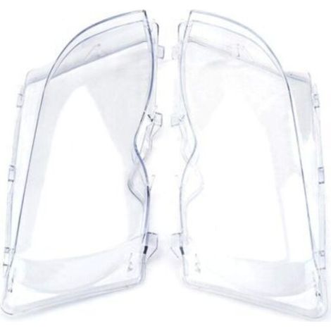 Set of 2 clear headlight lenses for E46 3 Series 01-05 Facelift 63126924043 63126924044 (1/4)
