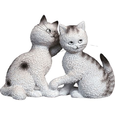 Figurine Les chats de Dubout Confidences 9.5 cm (1/3)