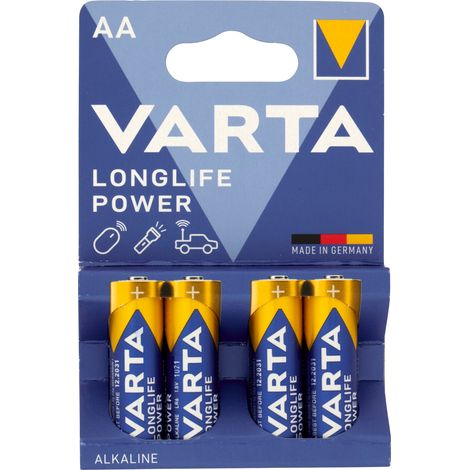 PILA STILO AA LONGLIFE POWER X4 VARTA