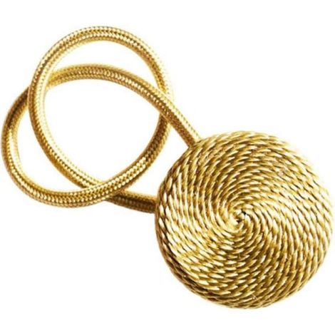 Embrasses de Rideaux, Pinces à Rideaux, Corde, Boucle de Rideau, Attaches de Corde de Rideau (Color : 2 Pcs)