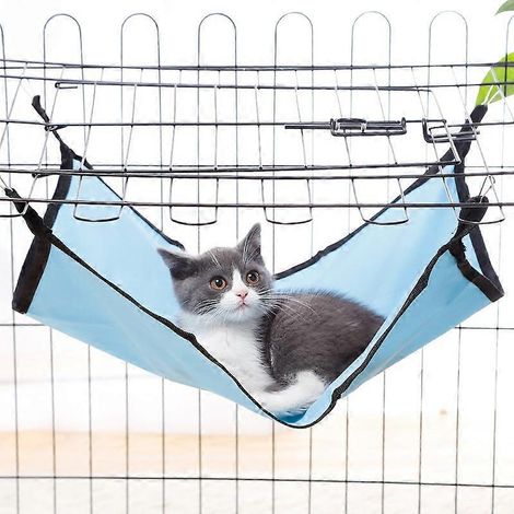Hamac souple pour chat, cage pour chaton, lit suspendu pour animaux de compagnie ( furets, lapins, petits animaux) (1/2)