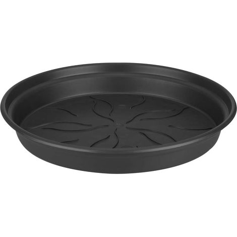 SOTTOVASO GREEN BASICS SAUCER 53CM LIVING BLACK ELHO