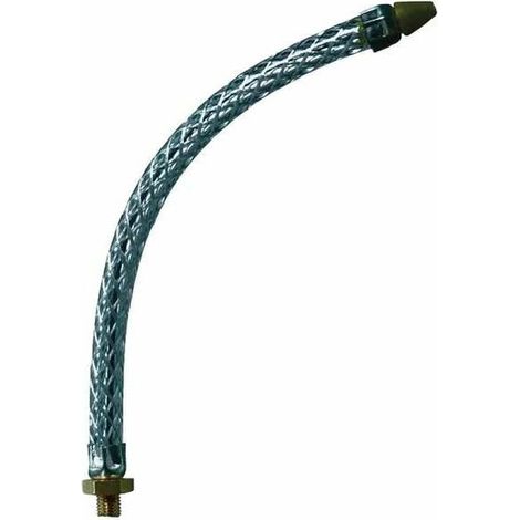 Tuyau flexible PVC haute pression hydraulique 210mm à visser pour burette Pressol Bec Pompe Huile Lubrifiant Mécanique Entretien Moteur