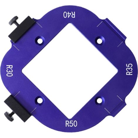 Guide De Fraisage Pour Les Rayons D'Angle Réglage Rayon Coupe Arc Portable Jig rayon d'angle table défonceuse Outil circulaire portatif pour coupe d'arcs de (1/5)