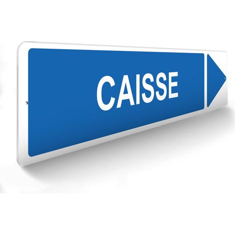 Panneau de signalisation pour parking · Caisse droite -  48 x 10 cm (1/5)