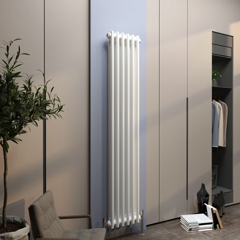 Biubiubath Traditional Cast Iron Radiator 1500x290mm 2 Column White