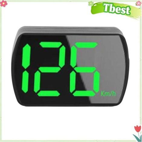 Compteur de vitesse HUD de voiture, affichage numérique de la vitesse avec interfaces USB et TYPE C, pour voitures camions SUV bus