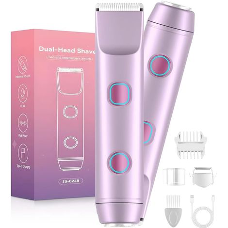 Face Mini Hair Remover, Electric Facial Hair Remover for Women, Small Razor for Quick and Gentle Shaving, Upper Lip, Chin and Cheeks (A) (1/5)