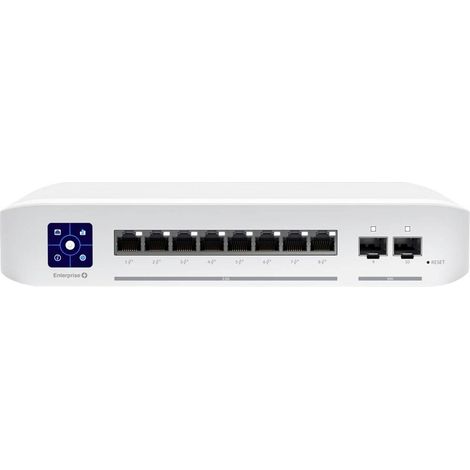 Switch réseau RJ45/SFP+ Ubiquiti Networks UniFi USW-Enterprise 8+2 ports fonction PoE Y429123 (1/5)
