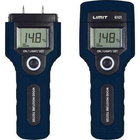 Limit LIMIT6101 Humidimètre LCD avec étalonnage bois (1/3)