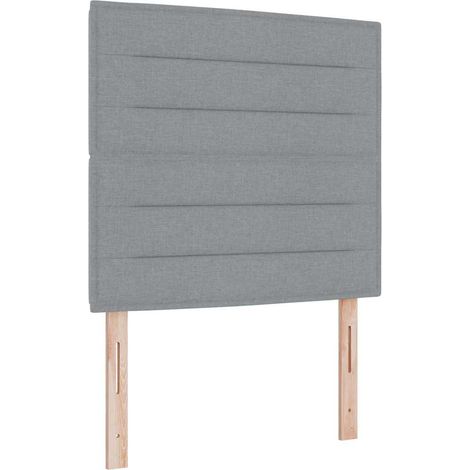 Maison Exclusive - Kopfteil Hellgrau 80 cm Stoff