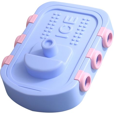 Moule à glaces réutilisable en silicone alimentaire bleu, motif animal, pour la maison et la cuisine. (1/5)