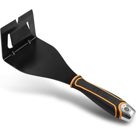 Barre de levier d'extraction garnitures – Outil pour plinthes, planchers en bois, moulage et parement, outil retrait plinthe, Noir - (1/5)