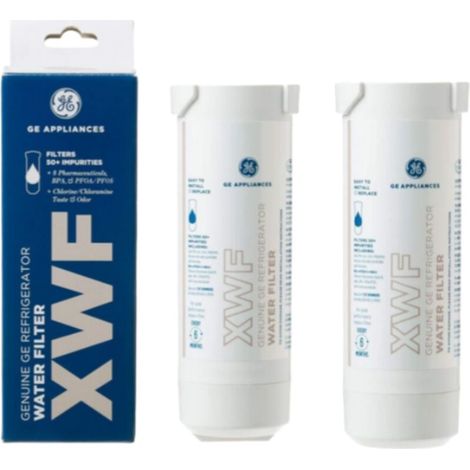 Filtre À Eau Pour Réfrigérateur Xwf Compatible Ge Xwfe 2 Pièces (1/4)