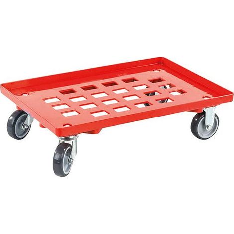 Carro de transporte 416 x 615 mm rojo Raster