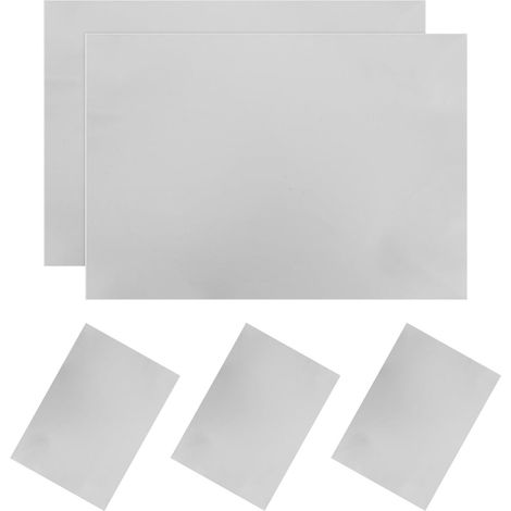 Lot de 5 protections adhésives réutilisables pour ordinateur portable 15,6 pouces - Film protecteur imperméable et résistant aux rayures pour une utilisation bureau (1/5)