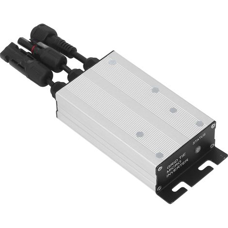 Onduleur solaire MPPT raccordé au réseau, à onde sinusoïdale pure, en alliage d'aluminium, micro-onduleur solaire raccordé au réseau AC120V 120W (1/5)